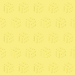 Servietten mit Prägung - Pop Art gelb