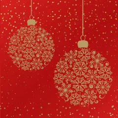 Napkins embossed - Bauble dream Napkins embossed - Bauble dream