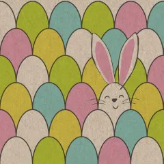 Servietten - Hase und Eier - 100% Recycling