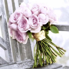 Servietten - Rosa Romanze