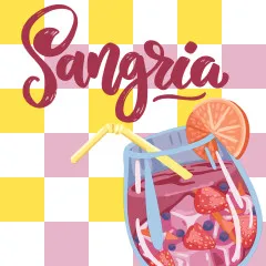 Servietten - Sangria - Sommergeschmack Servietten - Sangria - Sommergeschmack