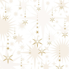 Servietten mit Prägung - Sternenregen