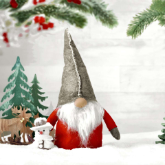Servietten - Tomte und Schneemann