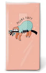 Taschentücher - Faultier Pyjama party