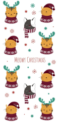 Handkerchiefs - Meowy Xmas