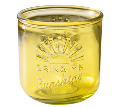 Tealight glass - Sunshine yellow