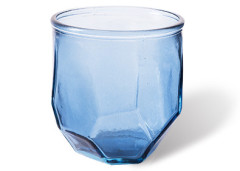 Tealight glass - Nordic steel-blue