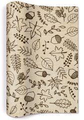 Tischläufer aus Flachs - Herbst