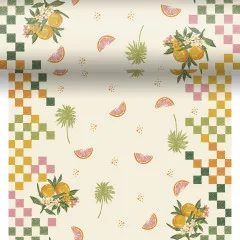 Dunicel Tablerunner - Citrus grid