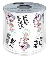 Toilettenpapier - Magic happens - Einhorn