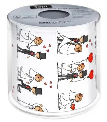 Toilettenpapier - Hochzeitstag