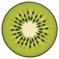 Cardboard coaster - Kiwi