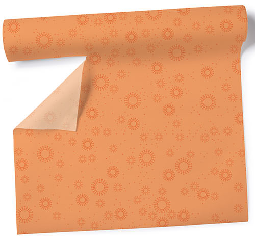 Tischläufer Uni - Moments Tischläufer orange Paper Tischdecken