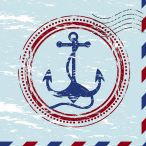 Cocktail napkins - Anchor