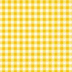 Cocktail napkins - New Vichy yellow