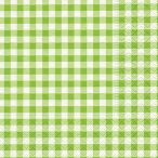 Cocktail napkins - New Vichy green