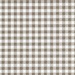 Cocktail napkins - New Vichy taupe