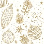 Cocktail napkins - Bauble symphony