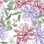 Cocktailservietten - Pastellfarbene Blumen