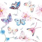 Cocktail napkins - Butterflies - BIO