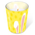 Candle in a glass - Bunny Ears