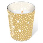 Candle in a glass - Starlets gold