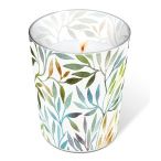 Candle in a glass - Willow leaves
