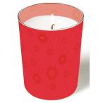 Candle in a glass - Moments Uni ruby