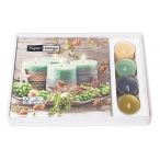 Combibox - Four green candles