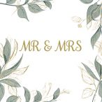 Napkins embossed - Wedding