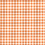 Servietten kariert orange - New Vichy
