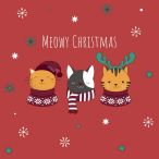 Napkins - Meowy Xmas