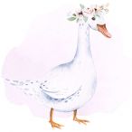 Servietten - Niedliche Gans