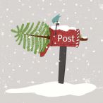 Servietten - Post im Briefkasten