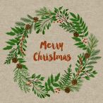 Napkins - Berry Wreath - 100% of recycling