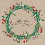 Servietten - Merry Christmas - 100% Recycling