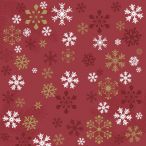 Napkins - Traditional snow red