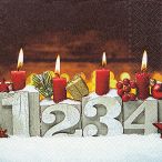 Napkins - Four candles
