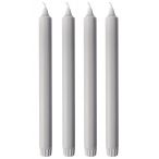 Stick candle - Grey 25cm - 4 Pieces