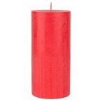 Stumpenkerze - Rot 15cm - 1 Stück - 50h