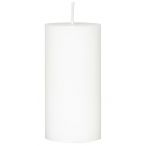 Pillar Candle -  White 10cm - 1 Pieces - 17h