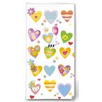 Handkerchiefs - Colourful hearts