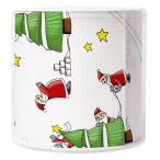 Toilettenpapier - Weihnachtsmänner beschäftigt