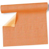 Tischläufer - Vichy orange