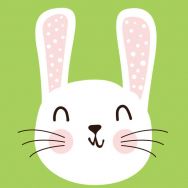 Cocktailservietten - Netter Hase