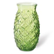 Glass vase - Ananas green