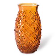 Glass vase - Ananas orange