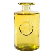 Glass vase - Flower yellow