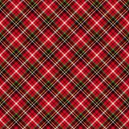 Mitteldecke - Schottenkaro Tartan rot