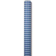 Biertischtuchrolle - Karo blau, 10meter